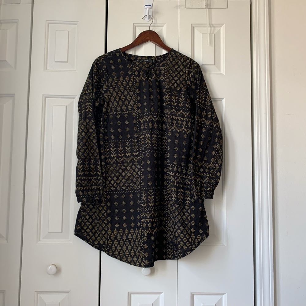 Gudrun Sjoden organic cotton tunic with nordic print